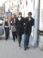 Masha deflowered by two perverted guys.